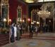 Le roi Juan Carlos, la reine Sofia, le prince Felipe et la princesse Letizia d'Espagne ont recu les hommes politiques au palais royal de Madrid, le jour de la fête nationale de l'Espagne le 12 octobre 2012