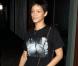 Un nouveau tatouge pour Rihanna ? La star a été aperçue sortant d'un tatoueur à West Hollywood, Los Angeles, le 13 octobre 2012.