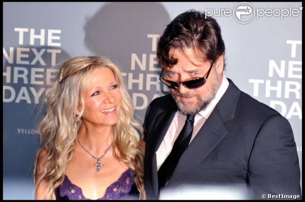 Danielle Spencer et Russell Crowe le 30 janvier 2011