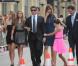 Sylvester Stallone, sa femme Jennifer et leurs filles Sophia, Sistine et Scarlet à l'avant-première de  Expendables 2  à Los Angeles, le 15 août 2012.