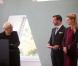 Le prince Guillaume, grand-duc héritier du Luxembourg, et sa fiancée Stéphanie de Lannoy, contesse de Belgique, sont reçus au Grand Théâtre de la capitale avant leurs noces, le 19 octobre 2012.