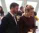 Le prince Guillaume et Stéphanie de Lannoy, contesse de Belgique, sont reçus au Grand Théâtre de la capitale avant leurs noces, le 19 octobre 2012.