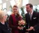 Le prince Guillaume et sa fiancée Stéphanie de Lannoy sont reçus au Grand Théâtre de la capitale avant leurs noces, le 19 octobre 2012.