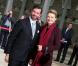 Le prince Guillaume, grand-duc héritier du Luxembourg, et sa fiancée Stéphanie de Lannoy, contesse de Belgique, sont reçus au Grand Théâtre de la capitale avant leurs noces, le 19 octobre 2012.