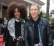 François Feldman et Joniece Jamison lors de l'enregistrement de l'émission Champs-Elysées, le 18 octobre 2012 à Paris