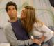 Ross (David Schwimmer) et Rachel (Jennifer Aniston) dans la série  Friends .