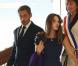 Carla Bruni-Sarkozy et Nicolas Sarkozy au mariage de Farida Khelfa et Henri Seydoux, à la mairie du 17e arrondissement de Paris, le 1er septembre 2012.