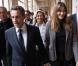  Nicolas Sarkozy et son épouse Carla Bruni-Sarkozy sont allés voter au lycée Jean-de-la-Fontaine dans le 16e arrondissement de Paris le 10 juin 2012 