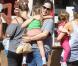 Jennifer Garner et Seraphina sur un marché fermier à Ventura, le 18 octobre 2012