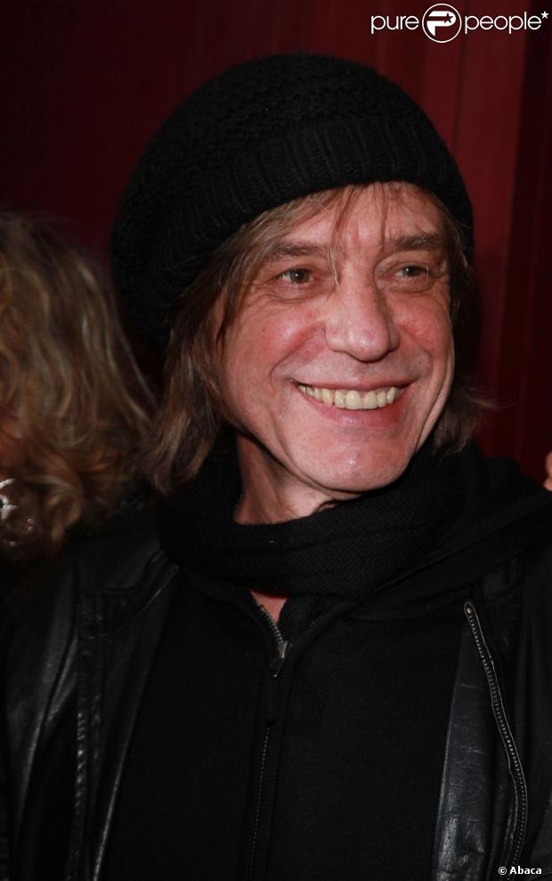 Jean-Louis Aubert à Paris, le 12 janvier 2012.