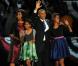 Barack Obama réélu : La joie aux côtés de Michelle et ses filles Malia et Sasha