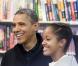  Barack Obama et sa fille Malia, complices dans une librairie le 24 novembre 2012 