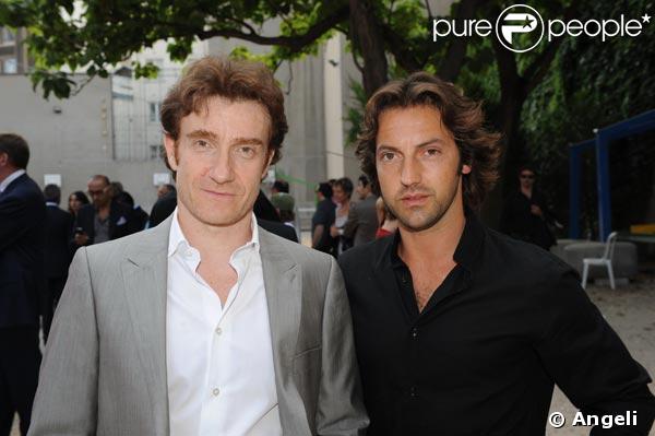 Au défilé Ungaro Hommes Frédéric Diefenthal et Thierry fremont