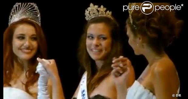 Marine Lorphelin, lors de son élection de Miss Bourgogne, le 29 septembre 2012