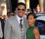 Will Smith et sa femme Jada Pinkett à la première