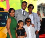 Will Smith et sa femme Jada Pinkett avec leurs enfants