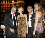 Johnny et Laeticia Hallyday inaugure une discothéque à Las Vegas avec Mike Tyson