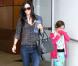 Courteney Cox : Sortie au restaurant avec sa fille en pyjama