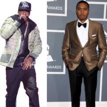 Jay-Z et Nas, deux légendes vivantes du rap aujourd'hui en bons termes mais ennemis il y a une dizaine d'années.