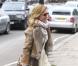 Geri Halliwell dans les rues du nord de Londres. Le 11 mars 2013.