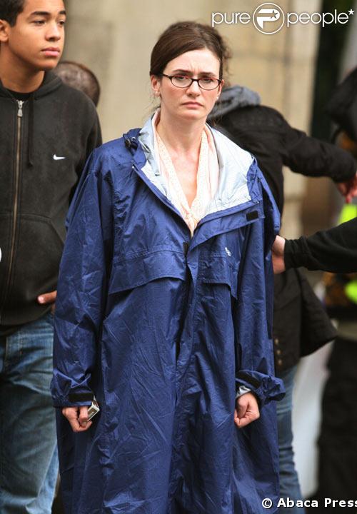 Emily Mortimer sur le tournage de La Panthere Rose