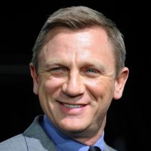 Daniel Craig lors de la présentation du nouveau Range Rover Sport à un Salon de l'automobile de New York le 26 mars 2013.