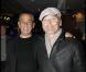 Thierry Ardisson et Laurent Baffie à l'avant-première du film Radiostars le 2 avril 2012 à Paris.
