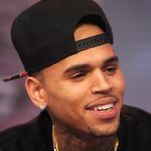 Chris Brown sur le plateau de l'émission 106 &amp; Park sur BET. New York, le 1er avril 2013.