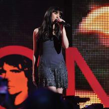 Nolwen Leroy dans l'émission <em>Balavoine Evidemment</em> diffusée sur TF1 le 17 juin 2011.
