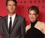Edward Norton et Renee Zellweger à Berlin, le 17 janvier 2013.