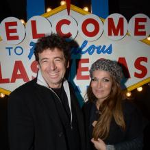 Patrick Bruel et Hélène Ségara à la soirée Welcome to Fabulous LAS VEGAS à Paris, le 9 avril 2013.