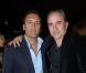 Dany Brillant et Antoine Duléry lors de la dernière soirée Chabada au restaurant La Plage à Paris le jeudi 25 avril 2013