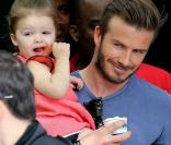 David Beckham et Victoria : Déjeuner avec Harper et les garçons à la Tour Eiffel