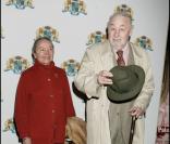 Philippe Noiret et Monique Chaumette à Paris, le 14 novembre 2005.