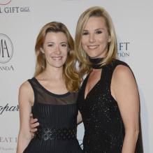 Laurence Ferrari et Elisabeth Bost lors de la 4e édition du "Global Gift Gala" au George V à Paris le 13 mai 2013.