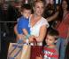 Melissa Joan Hart et ses deux fils à New York en juillet 2011