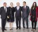  Andrea Casiraghi et sa fiancée Tatiana Santo Domingo prenaient part avec Sidney Toledano (PDG Dior Couture), la princesse Charlene et le prince Albert de Monaco au défilé Croisière Christian Dior 2014, le 18 mai au port de Monaco. 