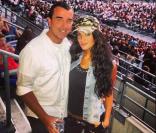 Jade Foret et Arnaud Lagardère au concert de Rihanna