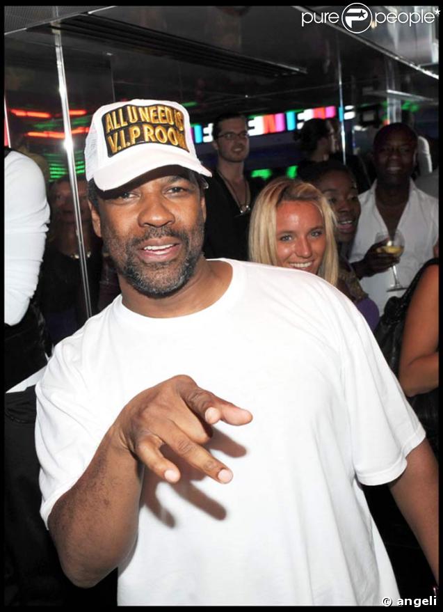Denzel Washington au concert privé d'Estelle 