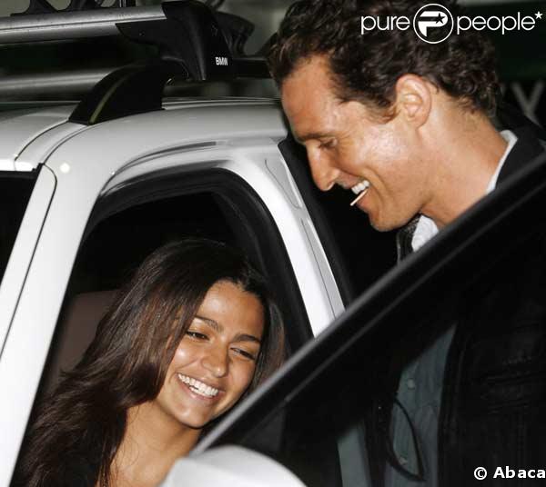 Matthew McConaughey et sa petite amie Camilla
