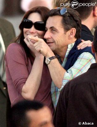 Nicolas et Carla Sarkozy 