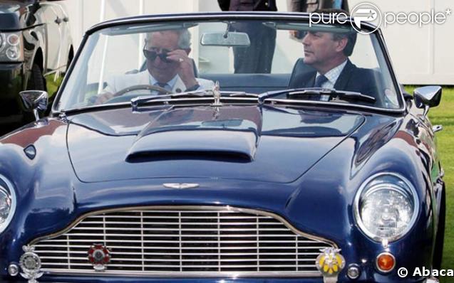 Le Prince Charles au match de polo Angleterre-Australie