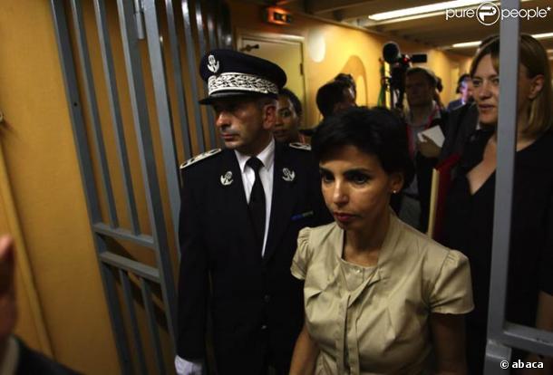 Rachida Dati en visite à la prison de Saint-Paul à Lyon, le 28/07/08