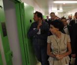 Rachida Dati en visite à la prison de Saint-Paul à Lyon, le 28/07/08