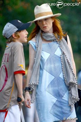 Julianne Moore et sa famille