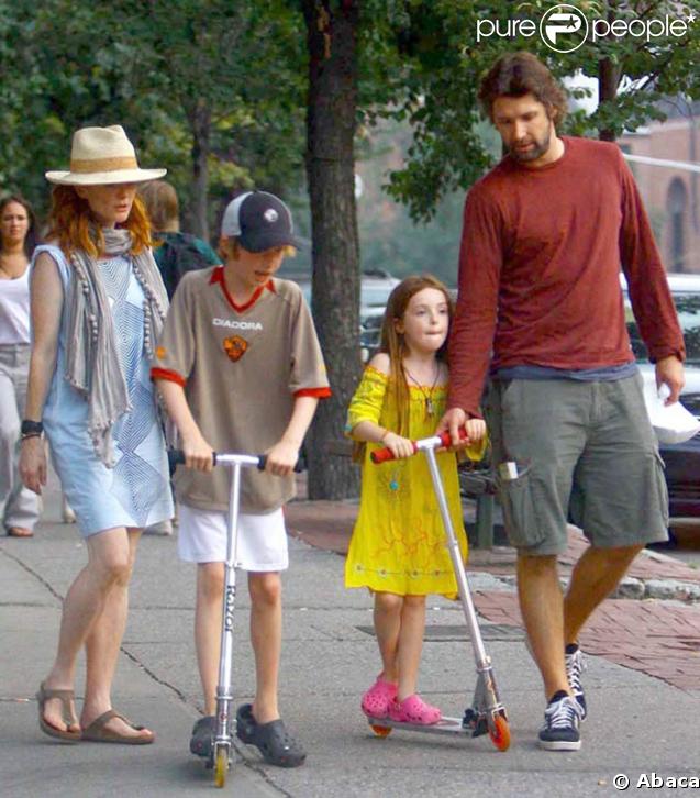 Julianne Moore et sa famille