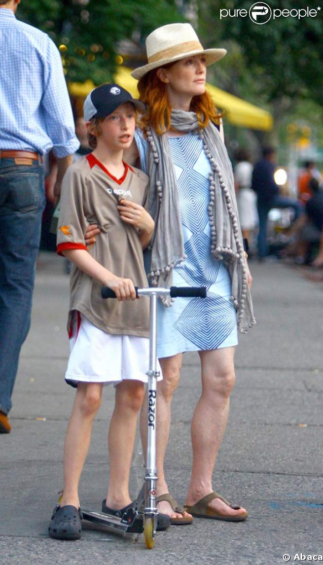 Julianne Moore et sa famille