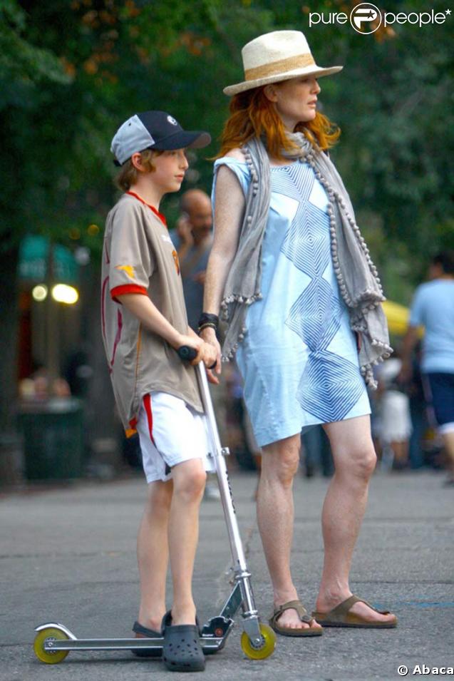 Julianne Moore et sa famille