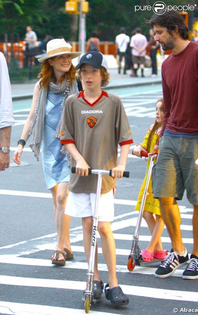 Julianne Moore et sa famille