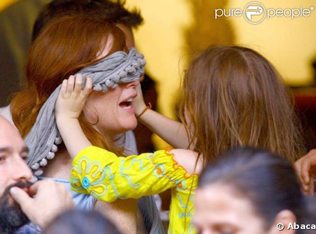 Julianne Moore et sa famille